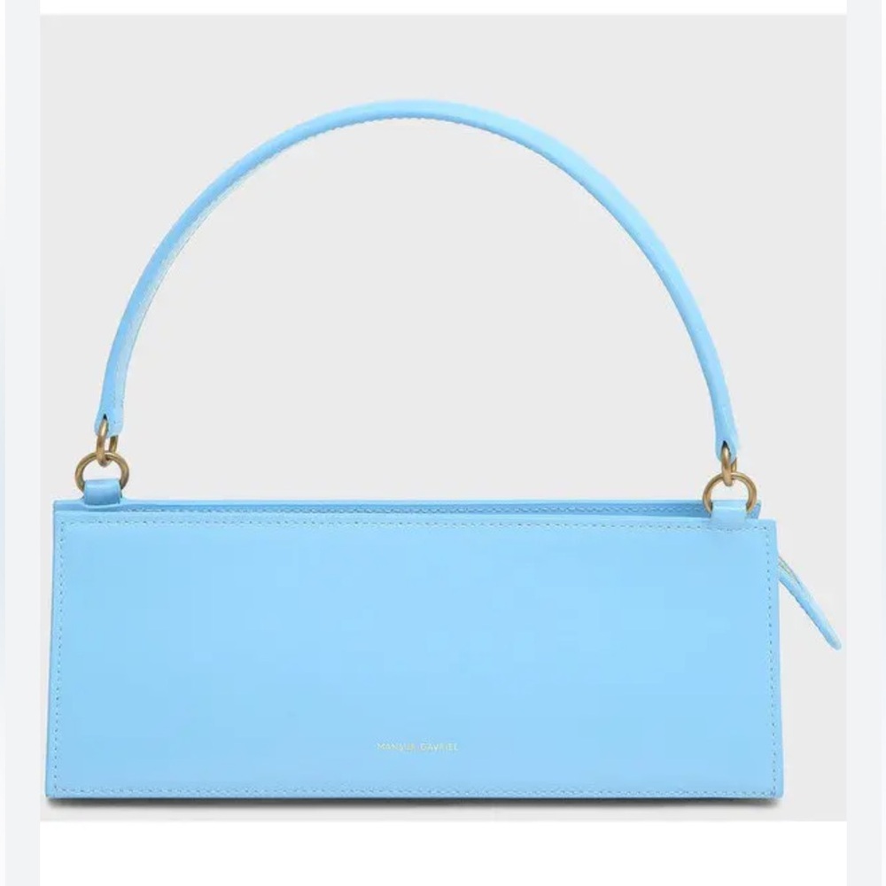 Mansur Gavriel pencil bag in blue